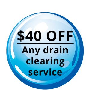 40% - Any drain Clearing Service Coupon