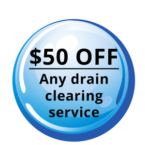 $50 - Any drain Clearing Service Coupon
